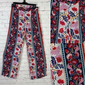 Gypsies & Moondust Boho Print Crinkly Chillin Pants